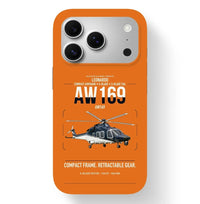 Thumbnail for Leonardo AW169 design on orange magsafe iphone case, for iPhone 17 Pro