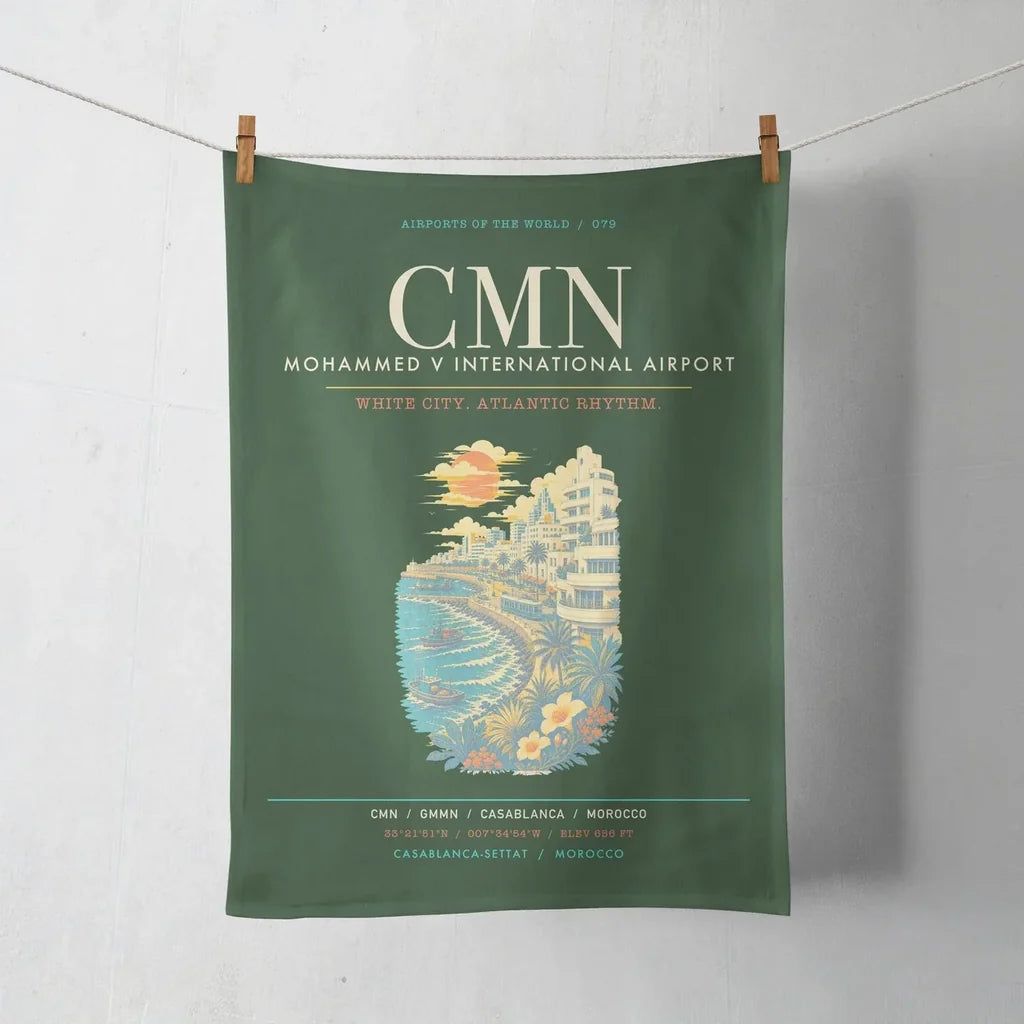 Casablanca Mohammed V International Airport CMN - Dark Green