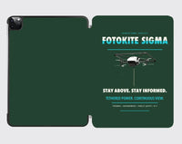 Thumbnail for Fotokite Sigma design on dark green ipad tablet case
