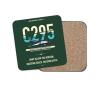 Thumbnail for Airbus C295 MPA/ASW design on dark green 1 piece coaster