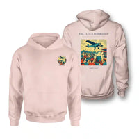 Thumbnail for VINTAGE G4259 - The Flour Bomb Drop - Double-Side Hoodie design on pink double side