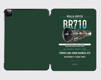 Thumbnail for BR710 design on dark green ipad tablet case