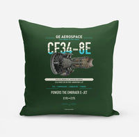 Thumbnail for CF34-8E design on dark green pillow