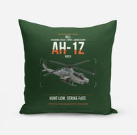 Thumbnail for Bell AH-1Z Viper design on dark green pillow
