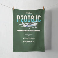 Thumbnail for Tecnam P2008JC NG design on dark green towel