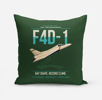 Thumbnail for F4D-1 Skyray design on dark green pillow