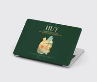Thumbnail for Humberside Airport (HUY) design on dark green MacBook case