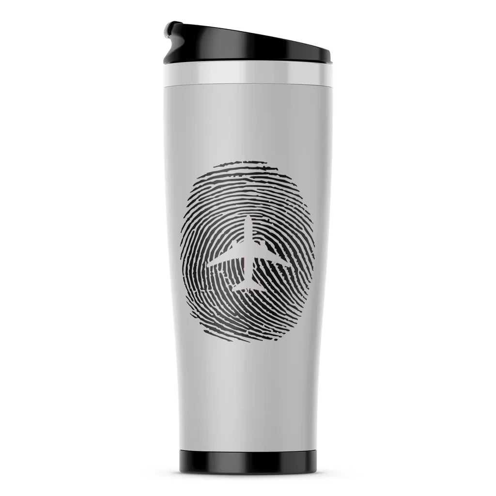 Aviation Finger Print Travel Mug - view 13