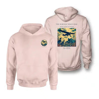 Thumbnail for VINTAGE G4479 - The Harvest Moon Mail - Double-Side Hoodie design on pink double side