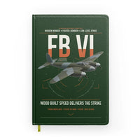 Thumbnail for de Havilland Mosquito FB VI design on dark green notebook