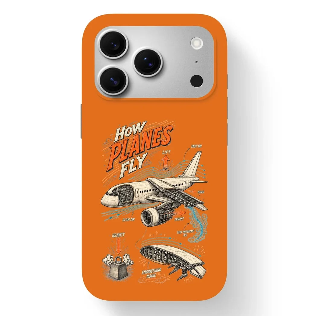 SIGNAL 616 - How Planes Fly V2 - MagSafe iPhone 17 Pro design on orange magsafe iphone 17 pro