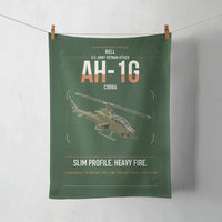 Thumbnail for Bell AH-1G Cobra design on dark green towel