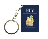 Thumbnail for Humberside Airport (HUY) design on navy blue key chain