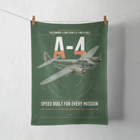 Thumbnail for Junkers Ju 88A-4 design on dark green towel