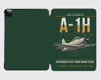 Thumbnail for A-1H Skyraider design on dark green ipad tablet case