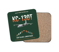 Thumbnail for KC-130T NP2000 design on dark green 1 piece coaster