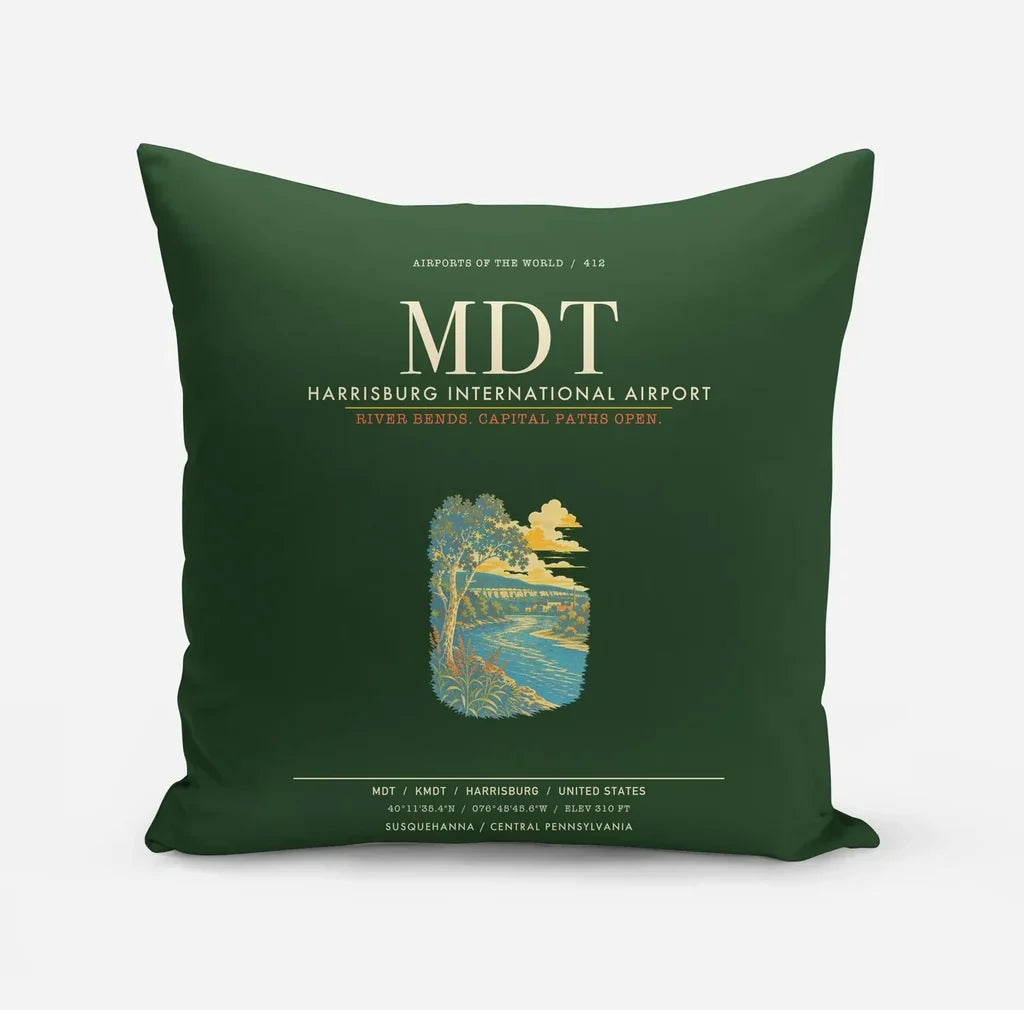 Harrisburg International Airport MDT - Dark Green