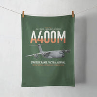 Thumbnail for Airbus A400M Atlas design on dark green towel