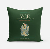 Thumbnail for Venice Marco Polo Airport VCE - Lagoon Printmaker's Tide - Dark Green