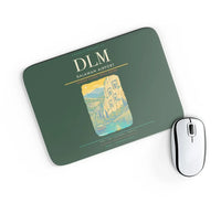 Thumbnail for Dalaman Airport (DLM) design on dark green rectangle mouse pad