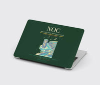 Thumbnail for Ireland West Airport Knock (NOC) design on dark green MacBook case
