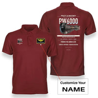 Thumbnail for PW6000 design on red polo with custom name badge