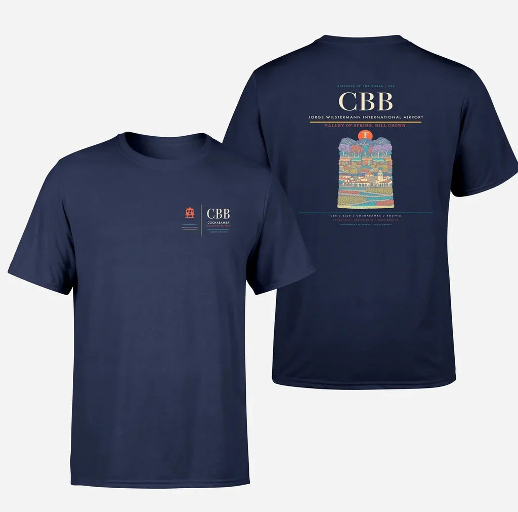Jorge Wilstermann International Airport CBB - Navy Blue