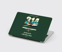 Thumbnail for Boeing 314 Clipper design on dark green MacBook case