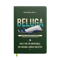 Thumbnail for Airbus A300-600ST BelugaST design on dark green notebook