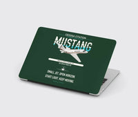 Thumbnail for Cessna Citation Mustang design on dark green MacBook case