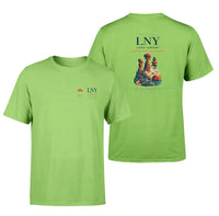 Thumbnail for Lanai Airport (LNY) design printed on light green double-side t-shirt
