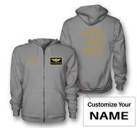Thumbnail for Retired Pilot & Coctails Designed Zipped Hoodies - view 13