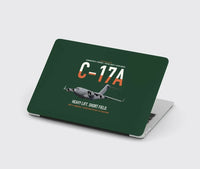 Thumbnail for C-17A Globemaster III design on dark green MacBook case
