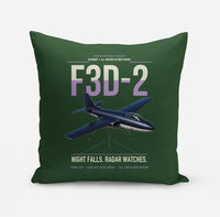 Thumbnail for F3D-2 Skyknight design on dark green pillow