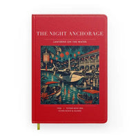 Thumbnail for VINTAGE G4063 - The Night Anchorage - Designed Notebooks design on red