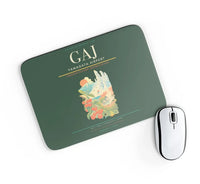 Thumbnail for Yamagata Airport (GAJ) design on dark green rectangle mouse pad