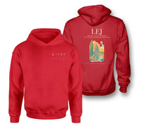 Thumbnail for Leipzig–Halle Airport (LEJ) design on red double-side hoodie