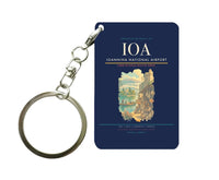 Thumbnail for Ioannina National Airport (IOA) design on navy blue key chain