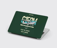 Thumbnail for Cessna 150M design on dark green MacBook case