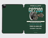 Thumbnail for GP7200 design on dark green ipad tablet case
