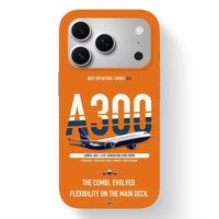Thumbnail for Airbus A300C4-600 Case design on orange iphone case