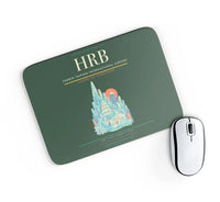 Thumbnail for Harbin Taiping International Airport (HRB) design on dark green rectangle mouse pad