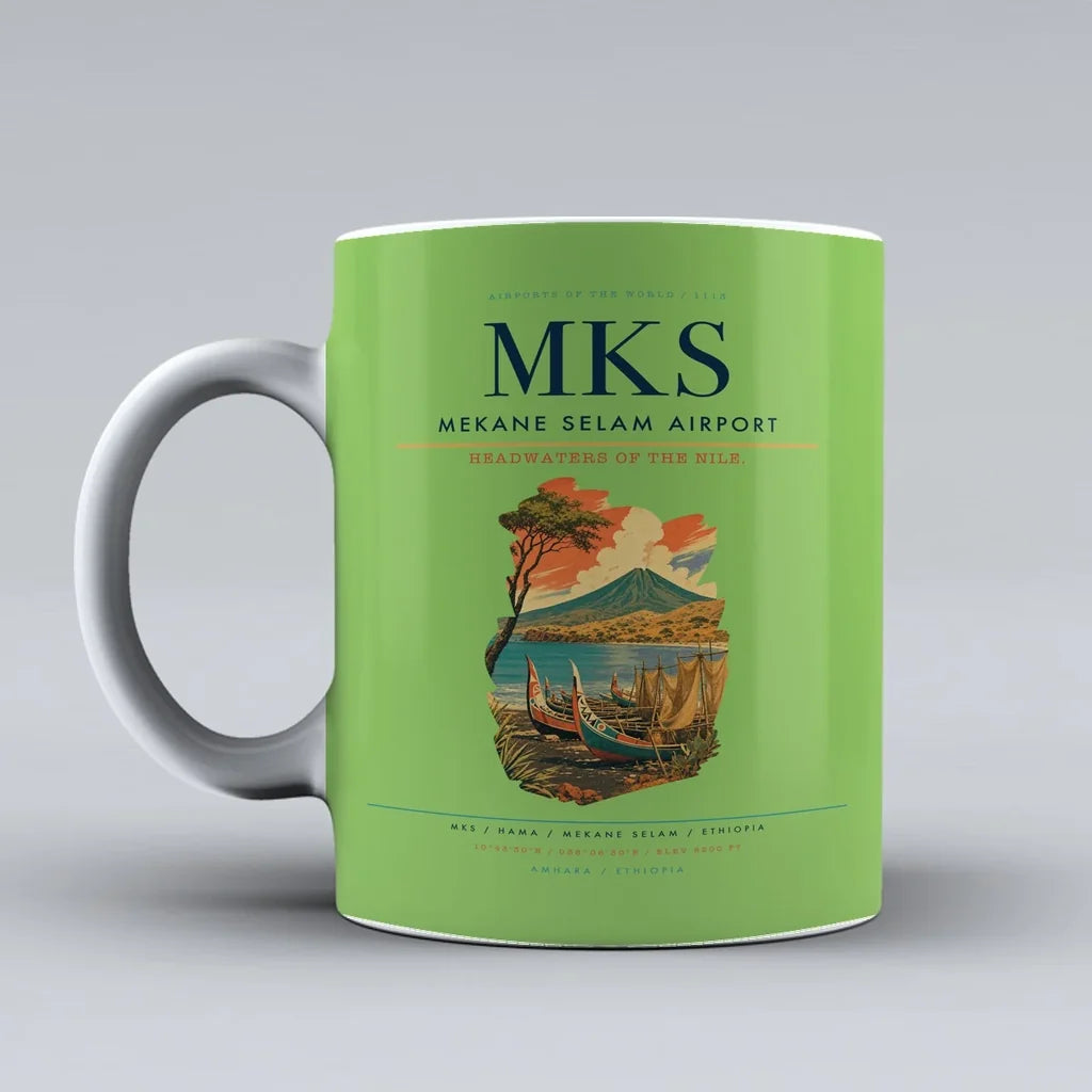 Mekane Selam Airport MKS - Light Green