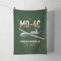 Thumbnail for MQ-4C Triton IFC-4 design on dark green towel