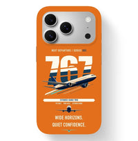Thumbnail for Boeing 767-300ER design on orange magsafe iphone case
