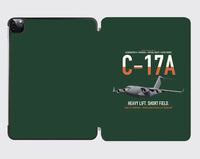 Thumbnail for C-17A Globemaster III design on dark green ipad tablet case