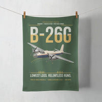 Thumbnail for B-26G Marauder design on dark green towel