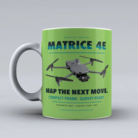 Thumbnail for Matrice 4E Mug design on light green dji