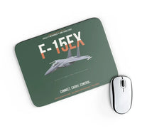 Thumbnail for F-15EX Eagle II Connect Carry Control design on dark green rectangle mouse pad