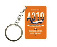 Thumbnail for Airbus A310-300P2F Key Chain design on orange key chain